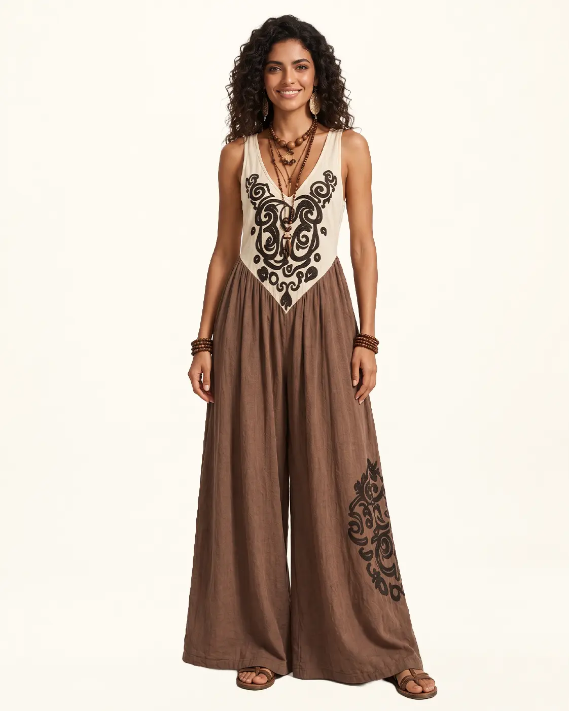 The Mocha Flow Jumpsuit